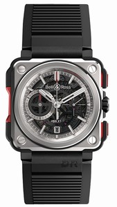 Bell & Ross Swiss automatic Dial color black-skeleton Watch # BRX1-CE-TI-RED (Men Watch)
