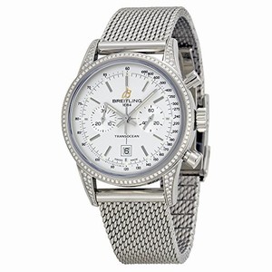 Breitling Swiss automatic Dial color Silver Watch # BTA4131063-G757SS (Men Watch)