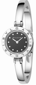 Bvlgari Quartz Analog Stainless Steel Bangle Bracelet Watch # BZ23BSS.M (Women Watch)