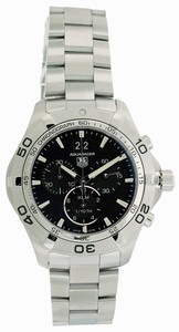 TAG Heuer Aquaracer Quartz Chronograph Grande Date Stainless Steel Watch #CAF101E.BA0821 (Men Watch)