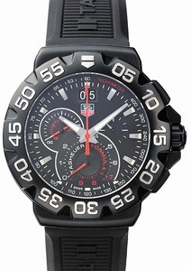 TAG Heuer Formula 1 Quartz Chronograph Grande Date Black Rubber Watch #CAH1012.BT0717 (Men Watch)