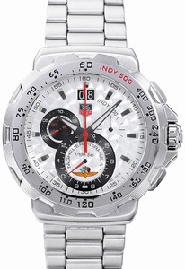 TAG Heuer Formula 1 Indy 500 Grande Date Chronograph Stainless Steel Watch #CAH101B.BA0854 (Men Watch)