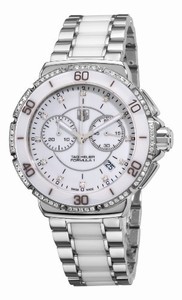 TAG Heuer Quartz Diamonds Chronograph Date Formula 1 Watch #CAH1213.BA0863 (Women Watch)