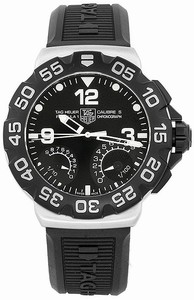 TAG Heuer Formula 1 Quartz Chronograph Black Rubber Watch #CAH7010.BT0717 (Men Watch)