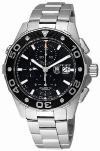TAG Heuer Aquaracer 500 M Calibre 16 Automatic Chronograph Stainless Steel Watch #CAJ2110.BA0872 (Men Watch)