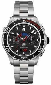 TAG Heuer Self Winding Automatic Calibre 72 Movement Brushed And Polished Stainless Steel Black Dial Brushed And Polished Stainless Steel Band Watch #CAK211B.BA0833 (Men Watch)