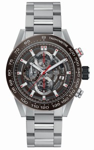 TAG Heuer Carrera Caliber Heuer 01 Automatic Chronograph Stainless Steel Watch# CAR201U.BA0766 (Men Watch)
