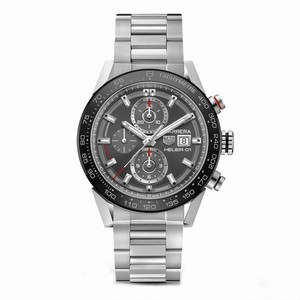 TAG Heuer Carrera Automatic Chronograph Date Stainless Steel Watch# CAR201W.BA0714 (Men Watch)