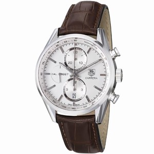 TAG Heuer Carrera Automatic Chronograph Date Brown Leather Watch #CAR2111.FC6291 (Men Watch)
