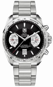 TAG Heuer Grand Carrera Calibre 17 RS Automatic Chronometer Chronograph Stainless Steel Watch #CAV511A.BA0902 (Men Watch)