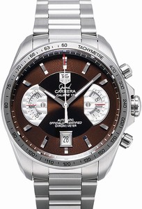 TAG Heuer Grand Carrera Calibre 17 RS Automatic Chronograph Stainless Steel Watch #CAV511E.BA0902 (Men Watch)