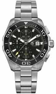 TAG Heuer Aquaracer Automatic Calibre 16 Chronograph Date Stainless Steel Watch# CAY211A.BA0927 (Men Watch)