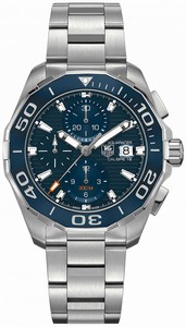 TAG Heuer Aquaracer Automatic Calibre 16 Chronograph Date Stainless Steel Watch# CAY211B.BA0927 (Men Watch)