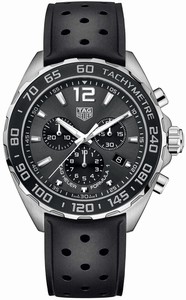 TAG Heuer Formula 1 Quartz Chronograph Date Black Rubber Watch# CAZ1011.FT8024 (Men Watch)