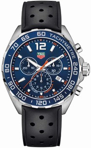 TAG Heuer Formula 1 Quartz Chronograph Date Black Rubber Watch# CAZ1014.FT8024 (Men Watch)