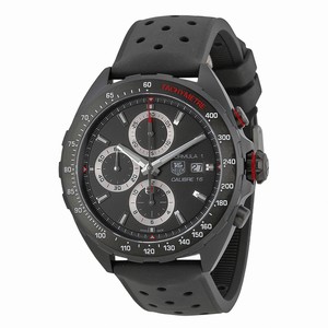 TAG Heuer Formula 1 Automatic Calibre 16 Chronograph Date Black Rubber Watch# CAZ2011.FT8024 (Men Watch)