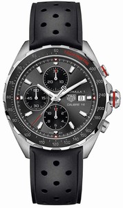 TAG Heuer Formula 1 Automatic Calibre 16 Chronograph Date Black Rubber Watch# CAZ2012.FT8024 (Men Watch)
