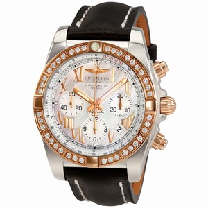 Breitling Mother of Pearl Automatic Watch # CB011053-A693BKLT (Men Watch)