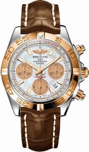 Breitling Swiss automatic Dial color white-mother-of-pearl Watch # CB014012/A722-723P (Men Watch)