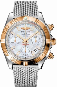 Breitling Swiss automatic Dial color white-mother-of-pearl Watch # CB0140Y2/A743-171A (Men Watch)