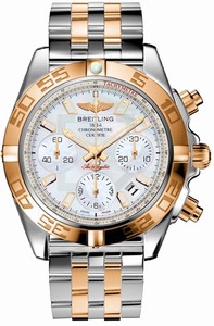 Breitling Swiss automatic Dial color white-mother-of-pearl Watch # CB0140Y2/A743-378C (Men Watch)