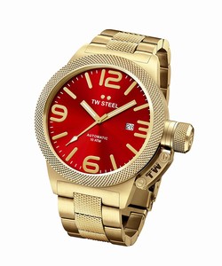 TW Steel Red Dial Watch #CB115 (Men Watch)