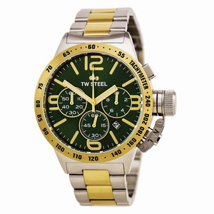 TW Steel Quartz Dial color Green Watch # CB63 (Men Watch)