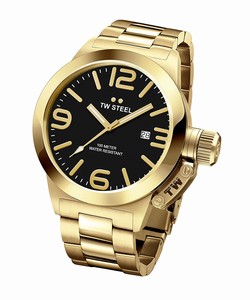 TW Steel Black Dial Rose Gold Watch #CB92 (Women Watch)