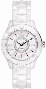 Christian Dior Automatic Mother of Pearl Diamonds 38mm Watch #CD1245E3C003 (Women Watch)