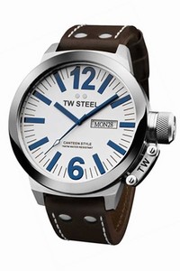 Tw Steel Quartz Day - Date 45mm CEO Canteen Watch #CE1005 (Men Watch)