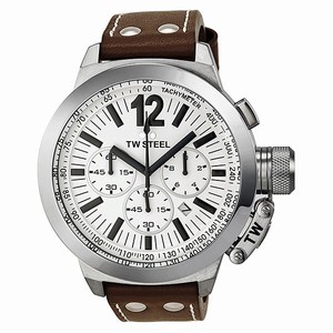 TW Steel White Quartz Watch #CE1008R (Men Watch)