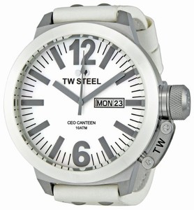 TW Steel CEO Canteen Quartz Day-Date 50mm Watch # CE1038 (Men Watch)