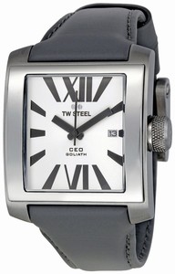 TW Steel CEO Goliath Quartz Stainless Steel 37mm Watch # CE3001 (Men Watch)