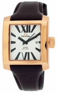 TW Steel CEO Goliath Quartz Rose Gold 37mm Watch # CE3007 (Men Watch)