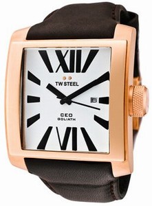 TW Steel CEO Goliath Quartz Rose Gold 42mm Watch # CE3008 (Men Watch)