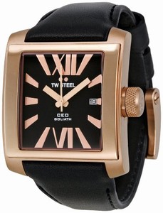 TW Steel CEO Goliath Quartz Rose Gold 37mm Watch # CE3010 (Men Watch)