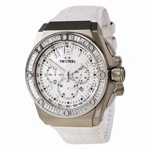 TW Steel Mother of Pearl Dial Stainless Steel Watch # CE4015 (Women Watch)