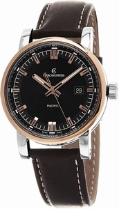 ChronoSwiss Swiss automatic Dial color Black Watch # CH-2882BR-BK1 (Men Watch)