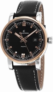 ChronoSwiss Swiss automatic Dial color Black Watch # CH-2882BR-BK2 (Men Watch)