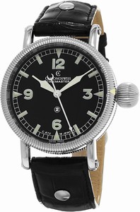 ChronoSwiss Mechanical hand wind Dial color Black Watch # CH-6233-BK (Men Watch)