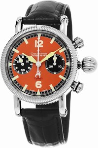 ChronoSwiss Swiss automatic Dial color Orange Watch # CH-7633-OR1 (Men Watch)