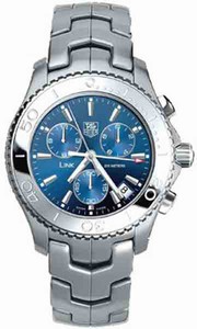 TAG Heuer Link Quartz Chronograph Date Stainless Steel Watch # CJ1112.BA0576 (Men Watch)