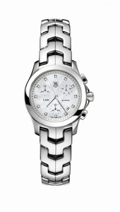 TAG Heuer Link Quartz Mother of Pearl Diamond Dial Stainless Steel Watch #CJF1312.BA0580 (Women Watch)