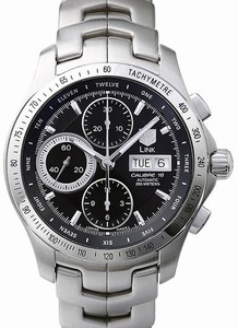 TAG Heuer Link Automatic Chronograph Day Date Stainless Steel Watch #CJF211A.BA0594 (Men Watch)