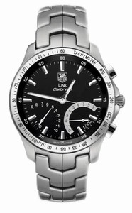 TAG Heuer Link Chrono Calibre S Stainless Steel Watch # CJF7110.BA0587 (Men Watch)
