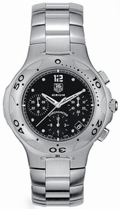 TAG Heuer Automatic Chronometer Black Dial Polished Stainless Steel Case And Bracelet Watch #CL5110.BA0700 (Men Watch)