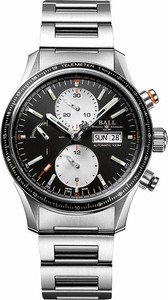 Ball Fireman Storm Chaser Pro Automatic Chronograph Day Date Stainless Steel Watch# CM3090C-S1J-BK (Men Watch)