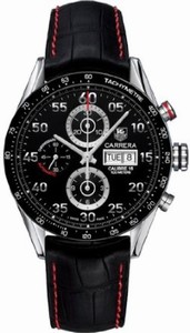 TAG Heuer Automatic Chronograph Day - Date Carrera Watch #CV2A10.FC6237 (Men Watch)