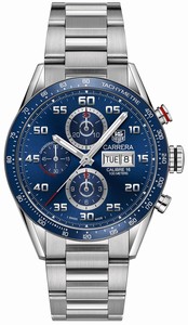 TAG Heuer Carrera Automatic Calibre 16 Chronograph Day Date Stainless Steel Watch# CV2A1V.BA0738 (Men Watch)