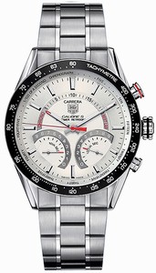 TAG Heuer Carrera Calibre S Electro-Mechanical Lap Timer Stainless Steel Watch #CV7A11.BA0795 (Men Watch)